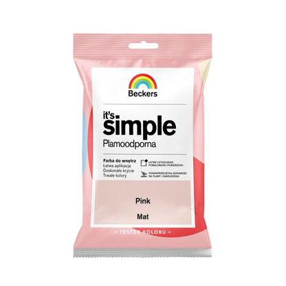 Beckers It's Simple pink farvetester 0,05 l