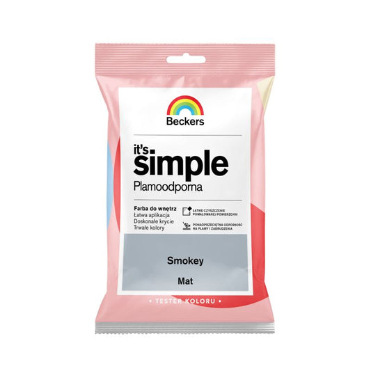 Tester af farve Beckers It's Simple smokey 0,05 l