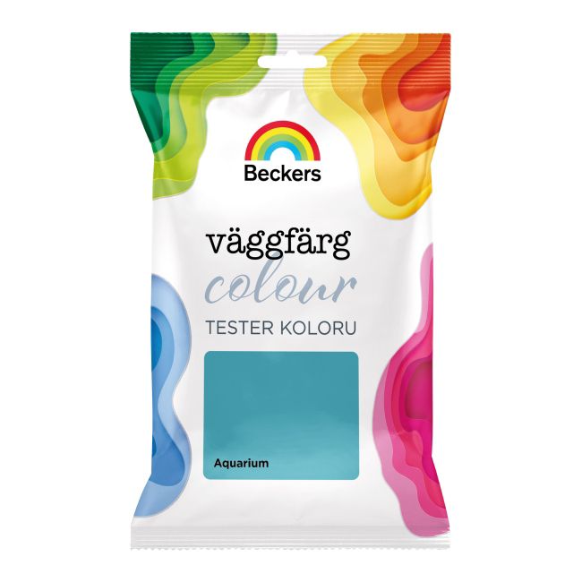 Tester af farve Beckers Vaggfarg Colour aquarium 0,05 l