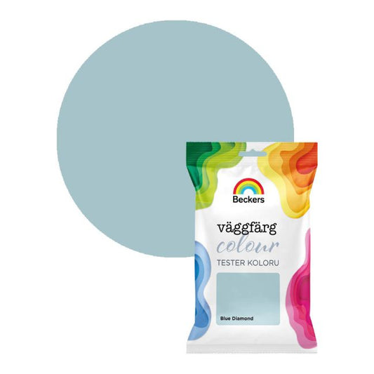Tester til farve Beckers Vægmaling Colour blue diamond 0,05 l