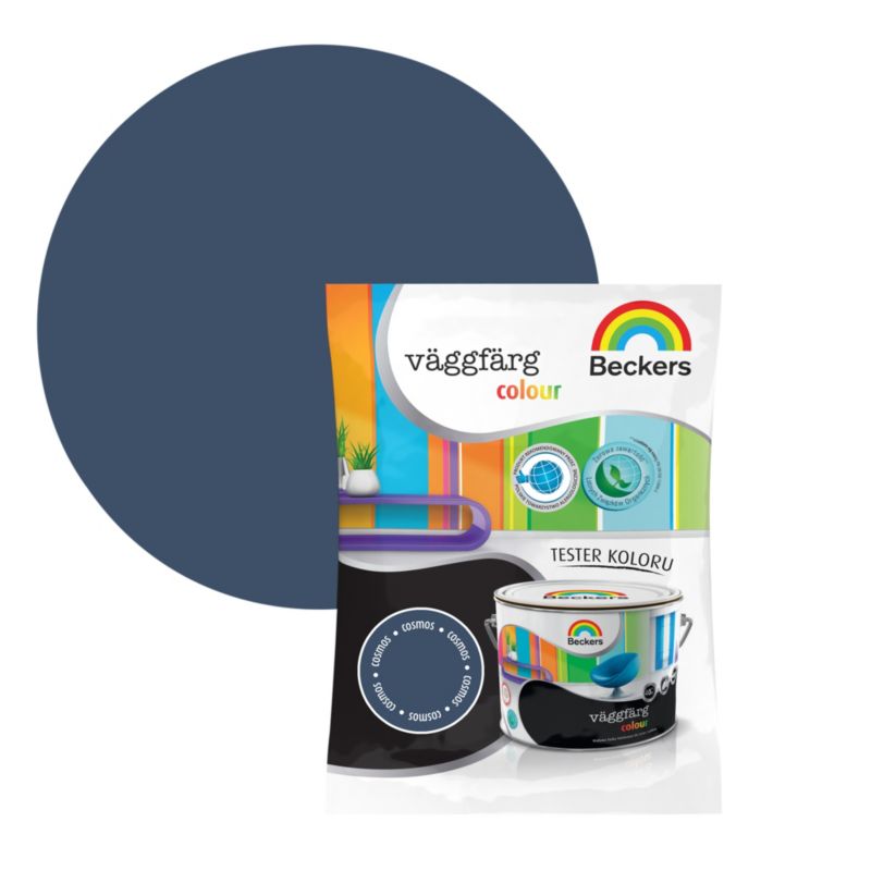 Tester af farve Beckers Vaggfarg Colour cosmos 0,05 l