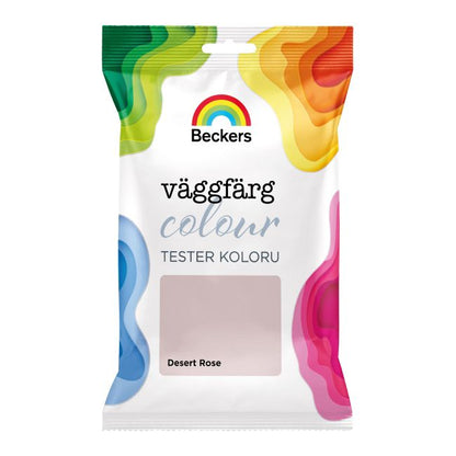 Tester til farve Beckers Vaggfarg Colour desert rose 0,05 l