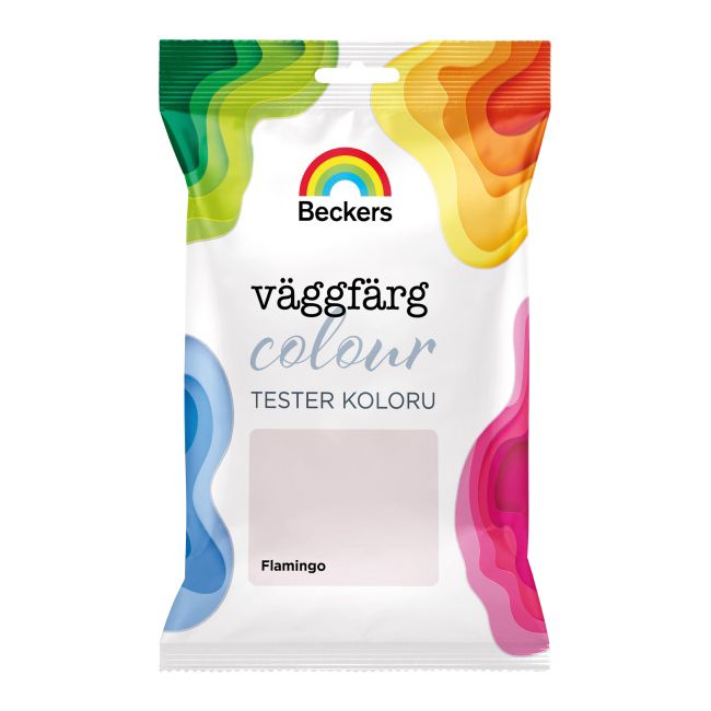 Beckers Vaggfarg Colour malingstester flamingo 0,05 l