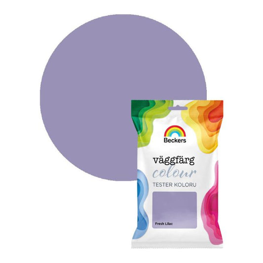 Beckers Vaggfarg Colour fresh lilac farvetester 0,05 l