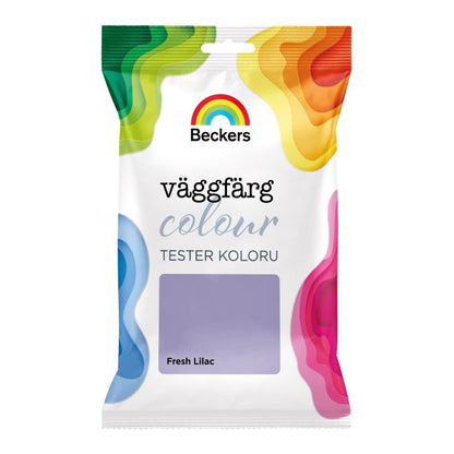 Beckers Vaggfarg Colour fresh lilac farvetester 0,05 l