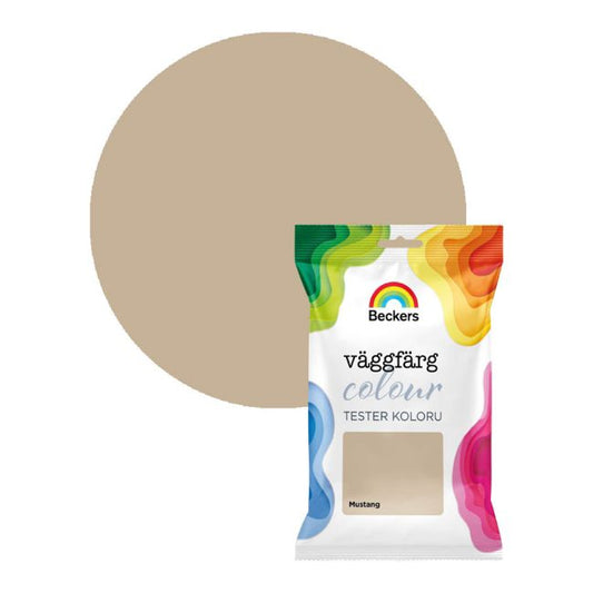 Beckers Vaggfarg Colour farvetest i mustang-beige 0,05 l