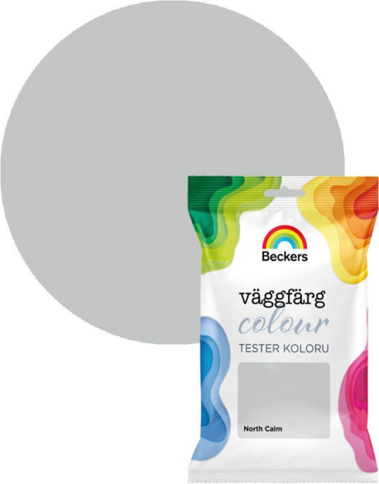 Tester af farve Beckers Vaggfarg Colour north 0,05 l