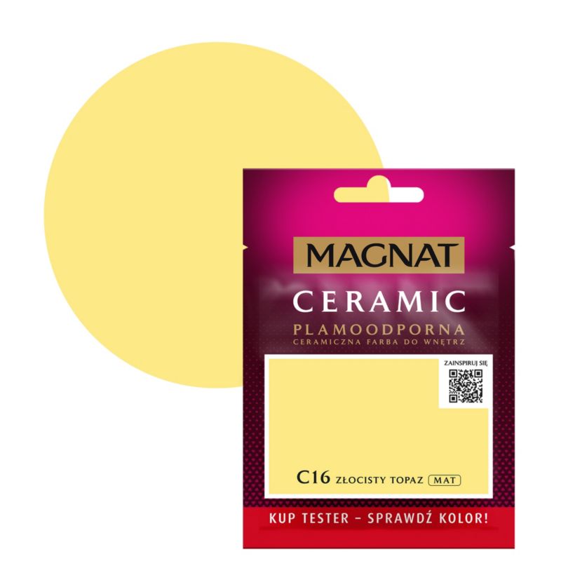 Tester maling Magnat Ceramic C16 gylden topas 0,03 l