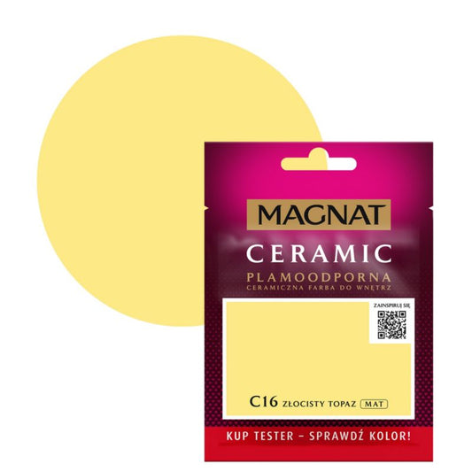 Tester maling Magnat Ceramic C16 gylden topas 0,03 l