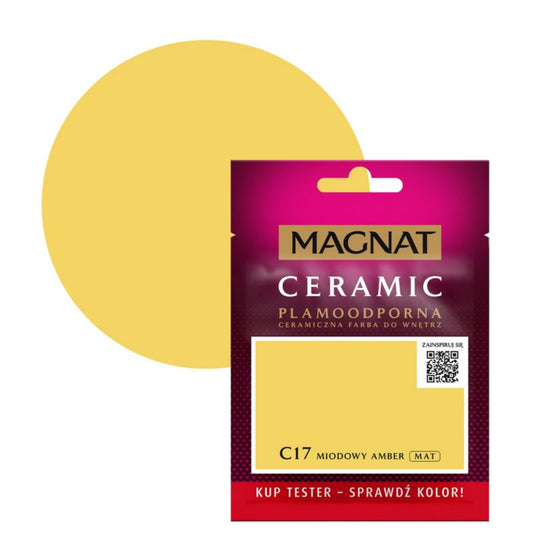 Tester maling Magnat Ceramic C17 honning amber 0,03 l