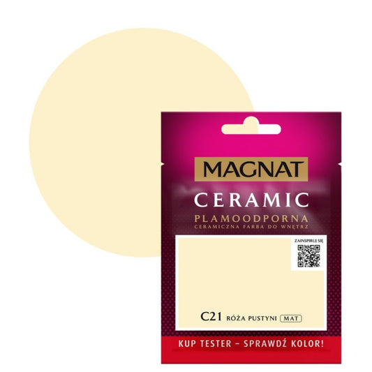 Tester maling Magnat Ceramic C21 ørkenrose 0,03 l