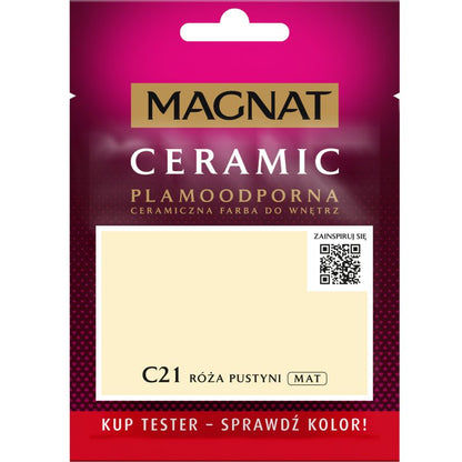 Tester maling Magnat Ceramic C21 ørkenrose 0,03 l