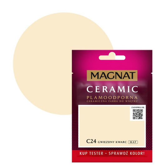 Tester maling Magnat Ceramic C24 stjernesten kvarts 0,03 l