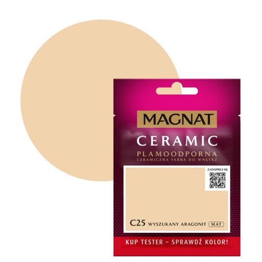 Tester maling Magnat Ceramic C25 udsøgt aragonit 0,03 l