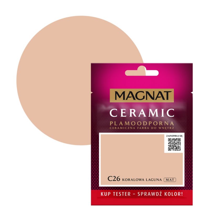 Tester maling Magnat Ceramic C26 koral lagune 0,03 l