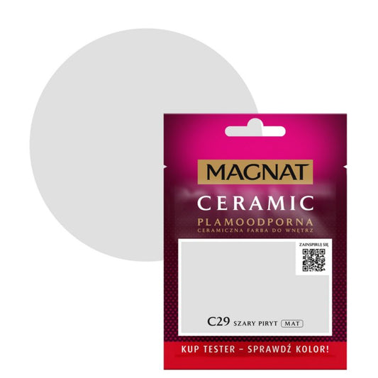 Tester maling Magnat Ceramic C29 grå pyrit 0,03 l