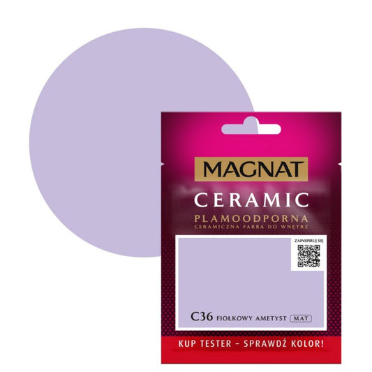 Tester maling Magnat Ceramic C36 viol ametyst 0,03 l