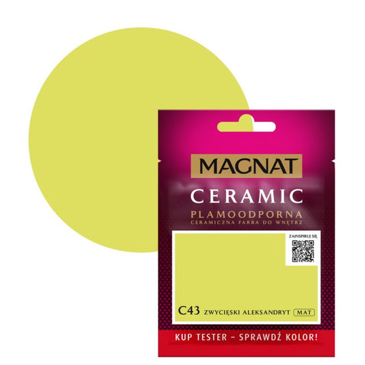 Tester maling Magnat Ceramic C43 sejrende alexandrit 0,03 l