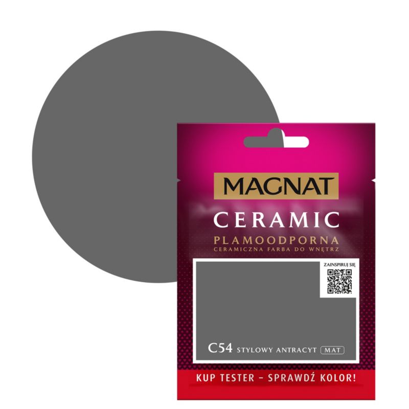 Tester maling Magnat Ceramic C54 stilfuld antracit 0,03 l
