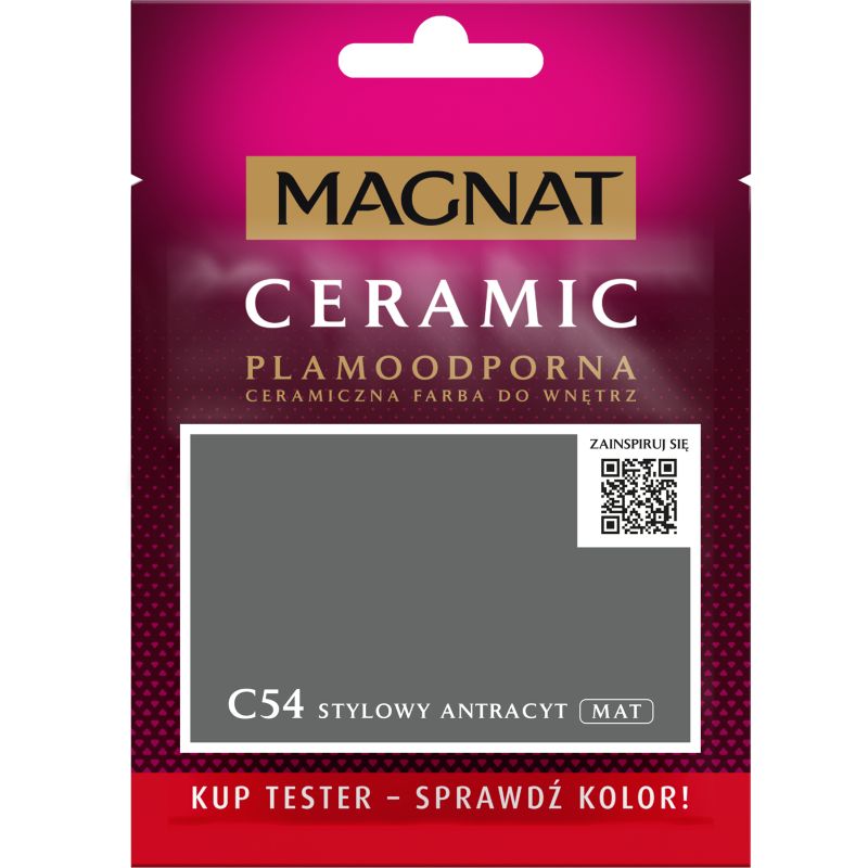 Tester maling Magnat Ceramic C54 stilfuld antracit 0,03 l