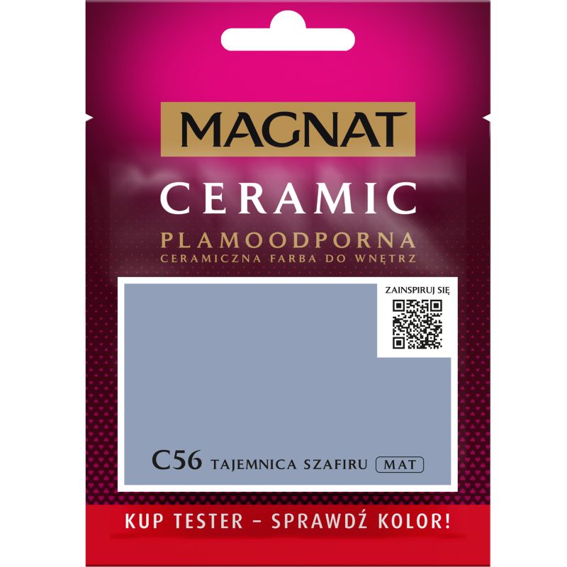 Tester maling Magnat Ceramic C56 Saphirhemmelighed 0,03 l