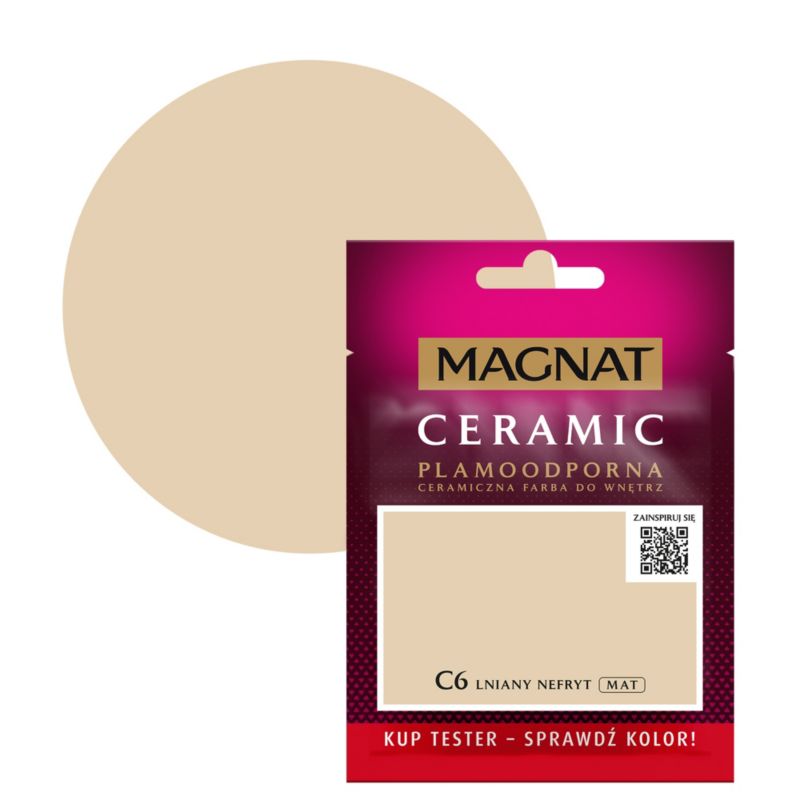 Tester maling Magnat Ceramic C6 hørgrøn nefrit 0,03 l