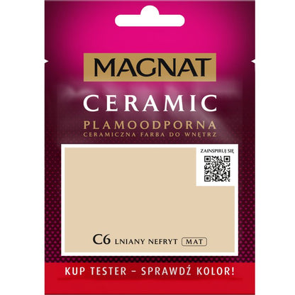 Tester maling Magnat Ceramic C6 hørgrøn nefrit 0,03 l