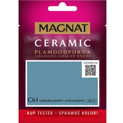 Tester maling Magnat Ceramic C61 smaragd akvamarin 0,03 l