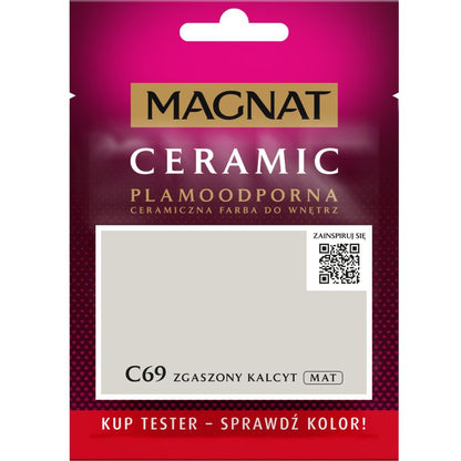 Tester maling Magnat Ceramic C69 afdæmpet kalk 0,03 l