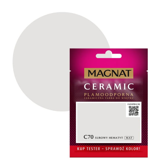 Tester maling Magnat Ceramic C70 rå hematit 0,03 l