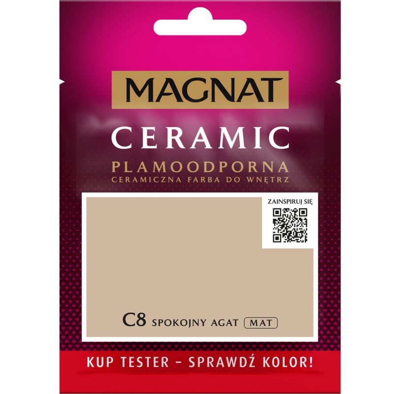 Tester maling Magnat Ceramic C8 rolig agat 0,03 l