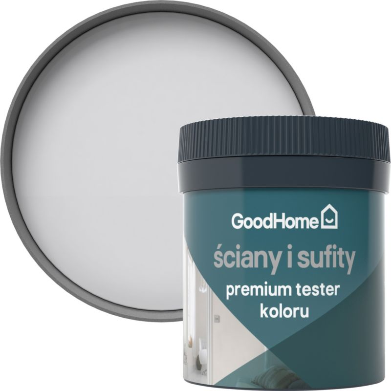 Tester af pletafvisende maling GoodHome Premium Vægge og lofter Whistler 0,05 l