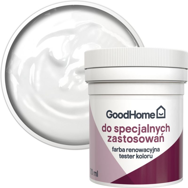 GoodHome mat hvid renoveringsmaling tester 70 ml