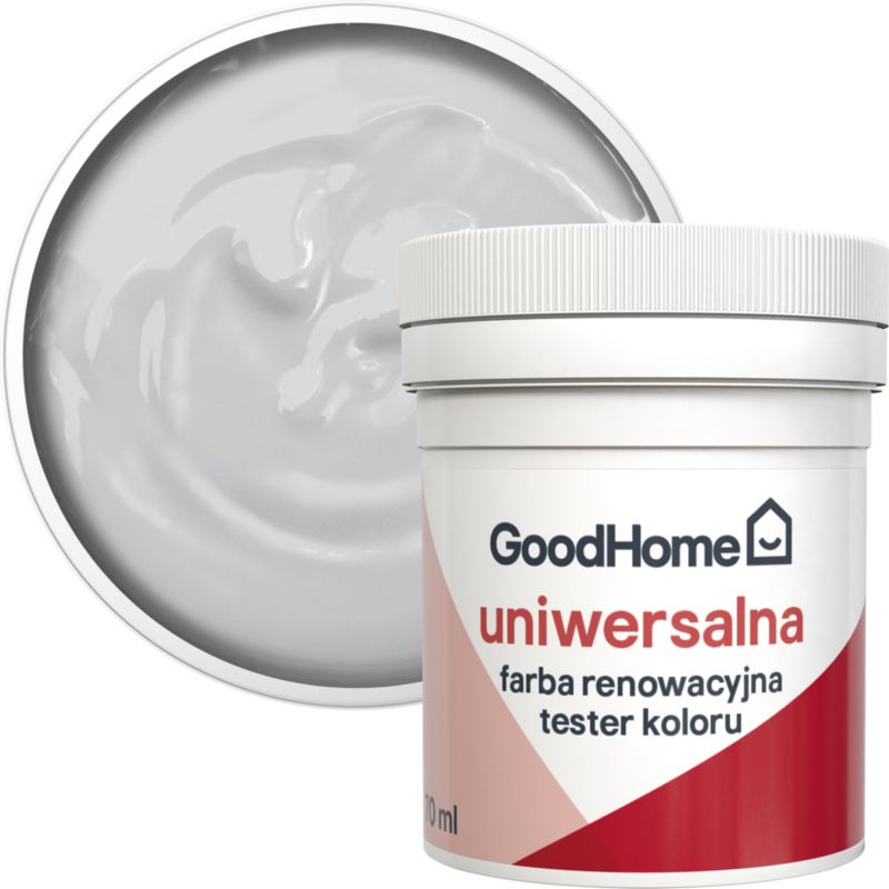 GoodHome Whistler universal renoveringsmaling tester, satin, 70 ml