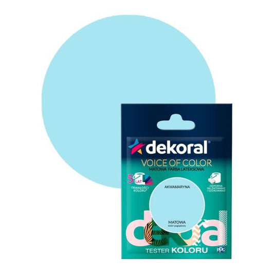 Dekoral Voice of Color farvetester akvamarin 0,05 l