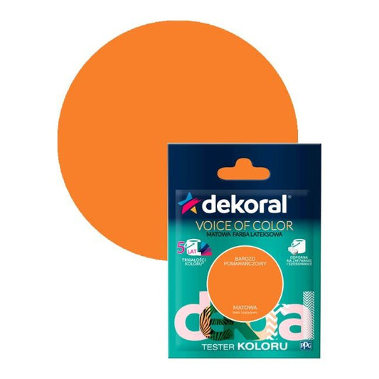 Dekoral Voice of Color meget orange farvetest 0,05 l