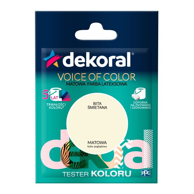 Dekoral Voice of Color farvetester pisket fløde 0,05 l
