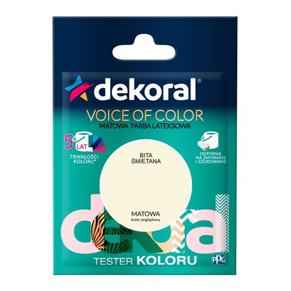 Dekoral Voice of Color farvetester pisket fløde 0,05 l