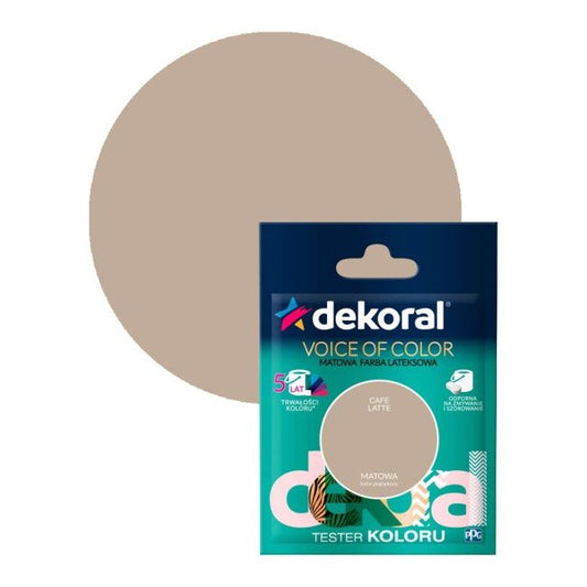 Testerfarve Dekoral Voice of Color cafe latte 0,05 l