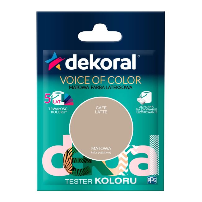 Testerfarve Dekoral Voice of Color cafe latte 0,05 l