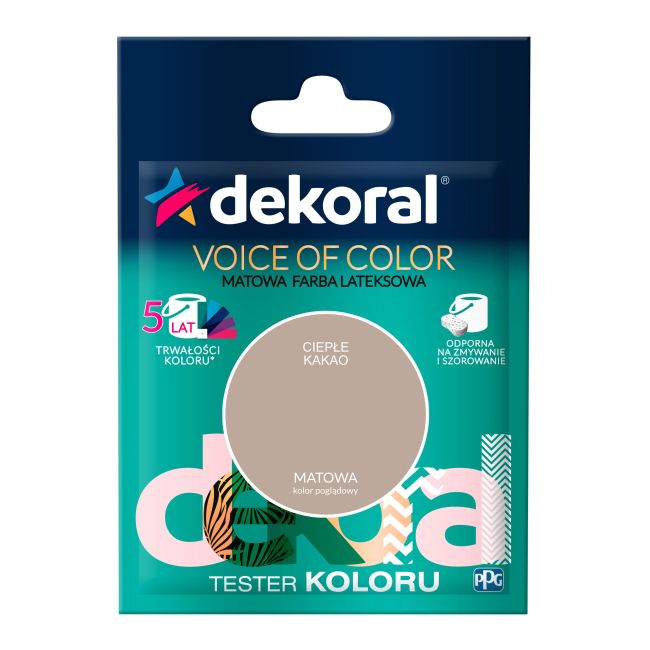 Testerfarve Dekoral Voice of Color varm kakao 0,05 l