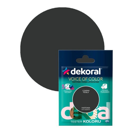 Dekoral Voice of Color farvetester sort perle 0,05 l