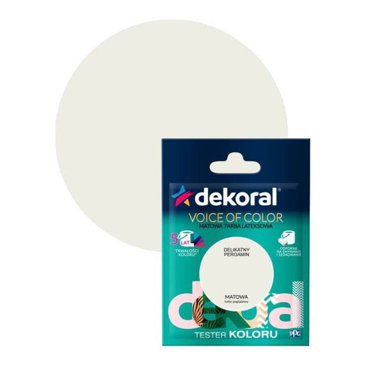 Dekoral Voice of Color farvetester i delikatig pergament 0,05 l