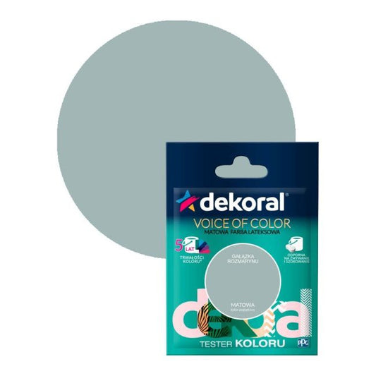 Testerfarve Dekoral Voice of Color rosmaringren 0,05 l