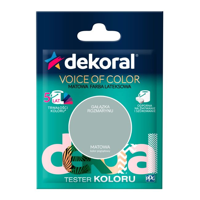 Testerfarve Dekoral Voice of Color rosmaringren 0,05 l