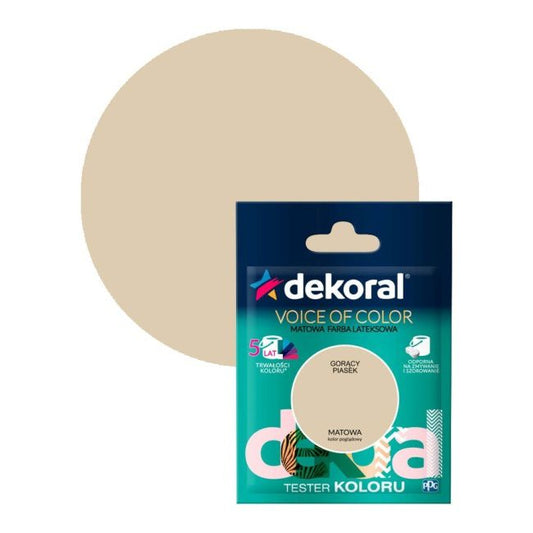 Dekoral Voice of Color farvetest i farven varm sand 0,05 l