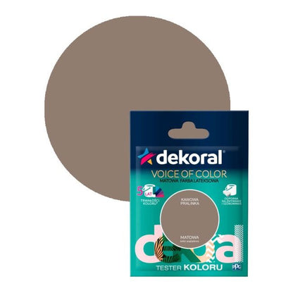 Testerfarve Dekoral Voice of Color kaffebrun praline 0,05 l