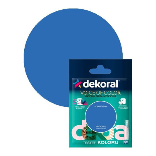 Dekoral Voice of Color farvetester kobaltblå 0,05 l