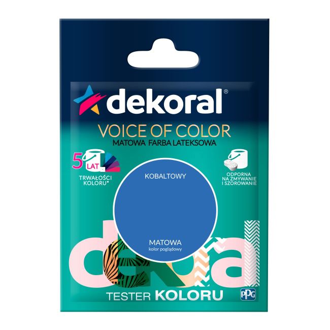 Dekoral Voice of Color farvetester kobaltblå 0,05 l