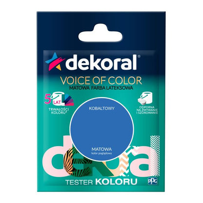 Dekoral Voice of Color farvetester kobaltblå 0,05 l